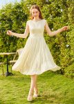 Always In My Dots Fit and Flare Dress